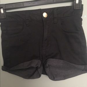 American Eagle Outfitters hi-rise shorties